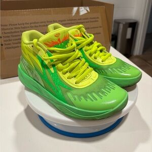 Puma LaMelo Ball MB.02 Nickelodeon Slime GS Size 6Y Kids Shoes 377610-01